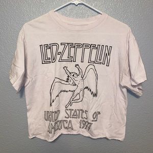 LED ZEPPELIN CROPPED TEE